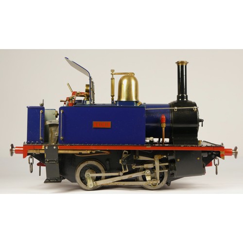 176 - A 3.5 inch gauge small boiler 0-4-0 tank locomotive 'TICH', believed from Reeves Casting's and to LB... 