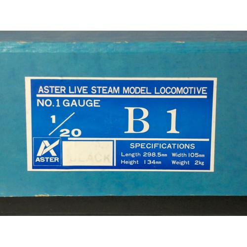 177 - An Aster Hobby Fulgurex live steam gauge 1 loco, Baldwin O-4-2T model kit, made in Japan, complete i... 