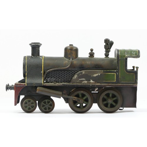 178 - An unbranded O gauge live Steam Loco, 22cm x 12cm x 6cm