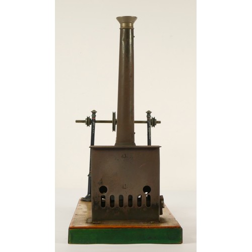 182 - Georges Carette et Cie, a twin cylinder horizontal live steam steam engine, model 694/2, c.1911, lit... 