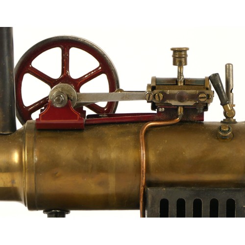 191 - Gebruder Bing, a horizontal live steam stationary engine, 1912 - 23 diamond makers mark, lithograph ... 