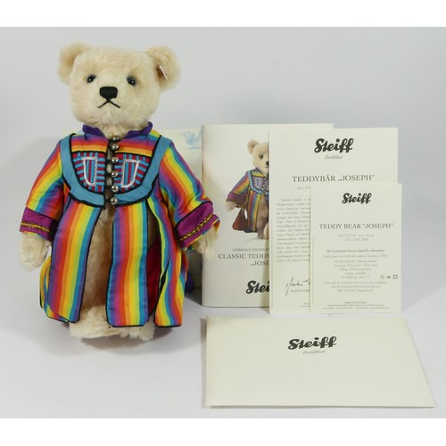 233 - Steiff, Teddy Bear 'Joseph', limited edition 2003 of 2008, plush figure with certificates, boxed and... 