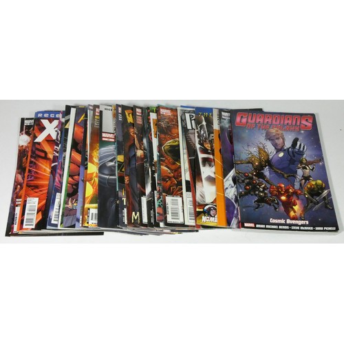 255 - Forty Four Marvel graphic novels, including X-Men Noir, Astonishing X-Men, Uncanny X-Men, Thor, Aven... 