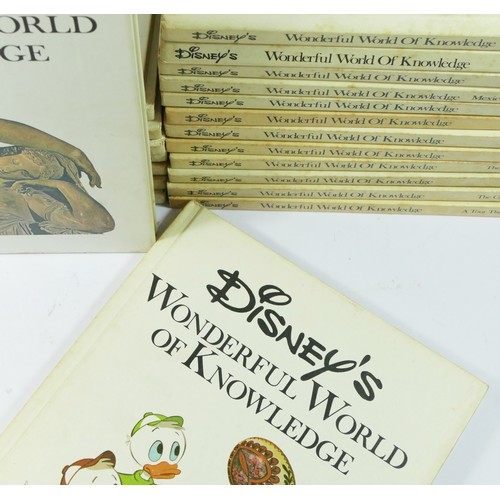 273 - Twenty Two Disney's Wonderful World Of Knowledge encyclopedias, covering subjects such as Animals, G... 