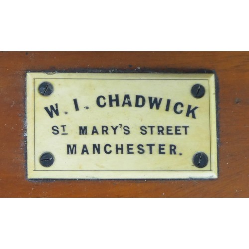 285 - A W.I. Chadwick, Manchester, magic lantern, with lens, converted to electric, with Eclipse lantern c... 