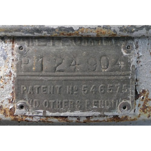 330 - A Meteorite galvanised Masthead clear map, serial number C37730, clear Fresnel glass, 34cm and a Por... 