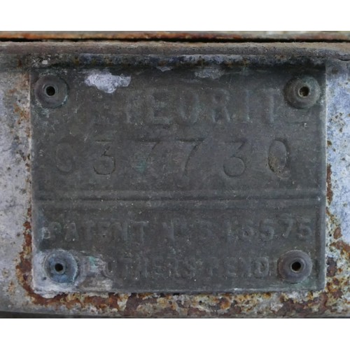 330 - A Meteorite galvanised Masthead clear map, serial number C37730, clear Fresnel glass, 34cm and a Por... 