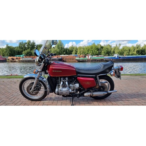639 - 1976 Honda Gold Wing GL1000, 999cc. Registration number MAU 606P. Frame number GL1-2002389. Engine n... 