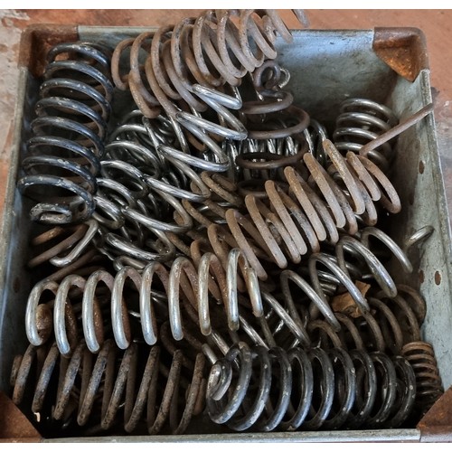 113 - A box of saddle springs