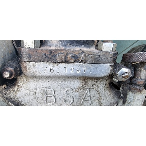 306 - c.1931 BSA L31 6 De Luxe, 349cc twin port Project. Registration number not registered. Frame number ... 