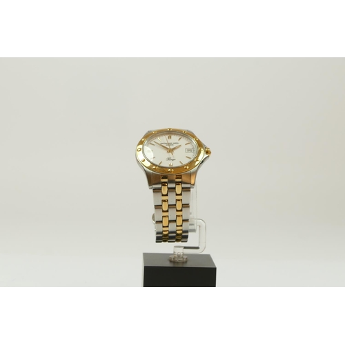 168 - Raymond Weil, Tango, a stainless steel and gilt metal quartz date gentleman's wristwatch, c.2006, se... 