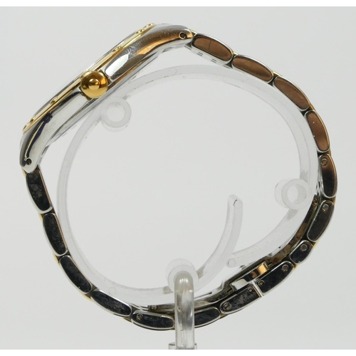 168 - Raymond Weil, Tango, a stainless steel and gilt metal quartz date gentleman's wristwatch, c.2006, se... 