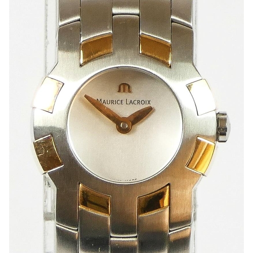 174 - Maurice Lacroix, a stainless steel and gilt metal quartz wristwatch, ref AF37983, 23mm