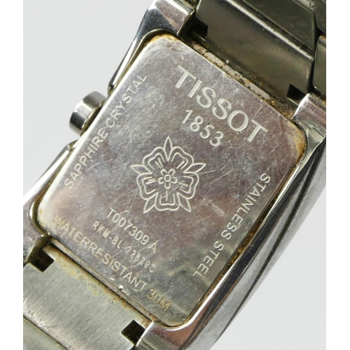 178 - Tissot 1853, a stainless steel date quartz wristwatch with mother of pearl dial, 25mm