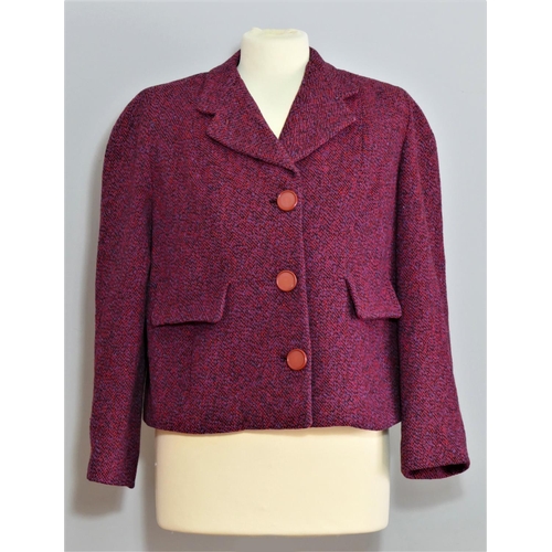 37 - A collection of jackets to include a Jaeger red jacket size 10, Marlbeck cerise jacket size 10, DM G... 