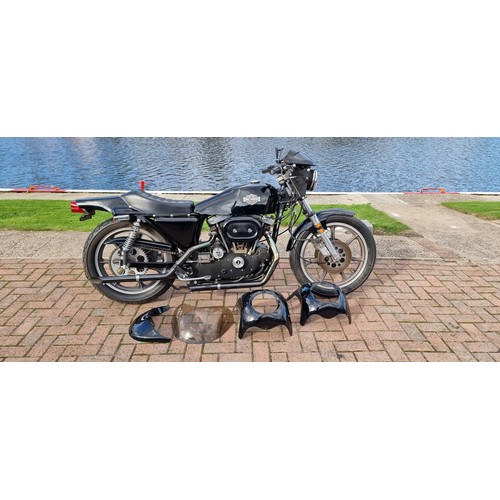 535 - 1977 Harley Davidson XLCR 1000, 998cc. Registration number not registered. Frame number YF00888H7. E... 