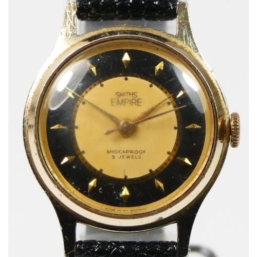 Smiths Empire, a manual wind gentleman's wristwatch with black 