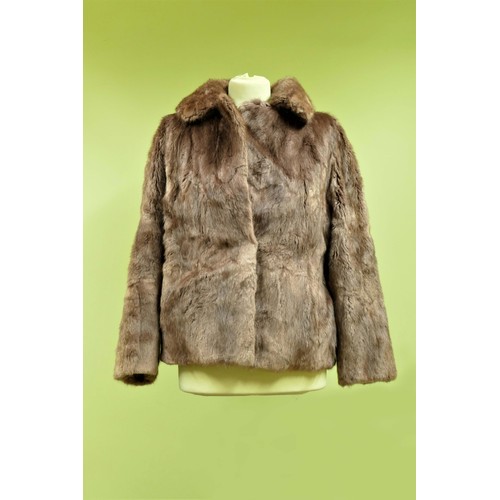 43 - Vintage furs, 3/4 length coat, two short jackets together with a 3/4 length labelled Marcus. (4)