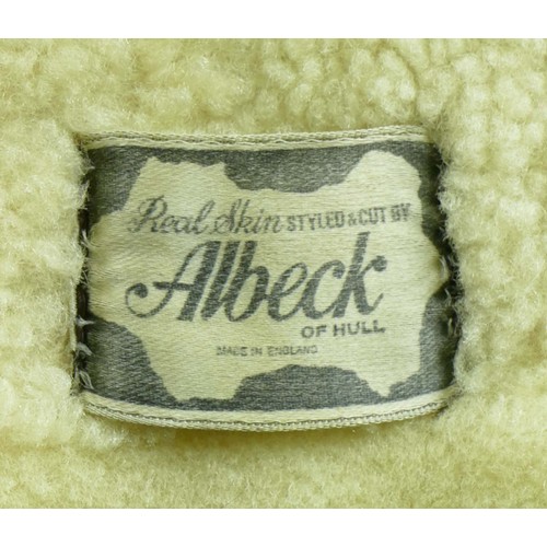 52 - Albeck of Hull Sheepskin Jacket, ladies, size small.