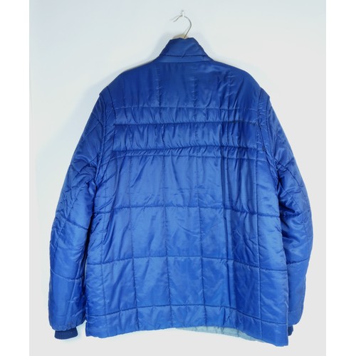 163 - A men's dark blue 'Mascot' puffer jacket/coat, size 48
