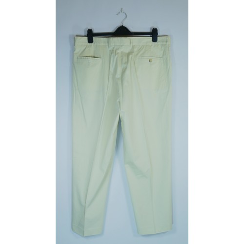172 - A pair of men's 'Barbour' light cream trousers. Size 28