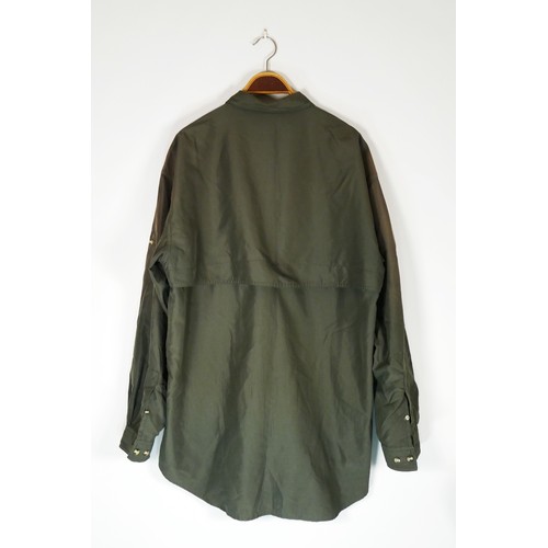 182 - A selection of clothing to include a 'Musto' green stretch funnel neck long-sleeved in size L, a 'Gr... 