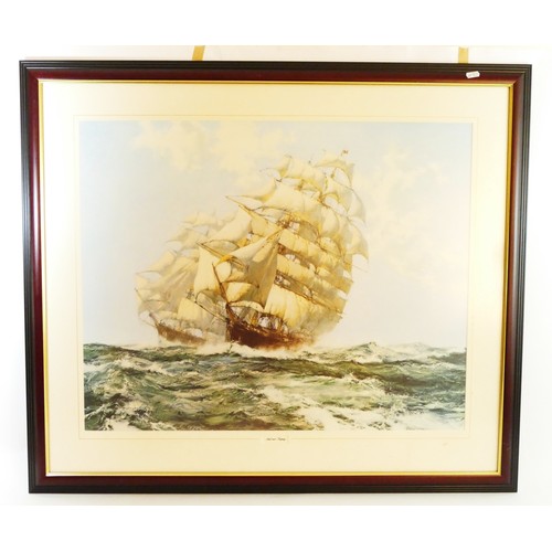 75 - After Montague Dawson, Ariel and Taeping, print, 60 x 75cm, Sails of Morning, 60 x 90cm and Racing H... 