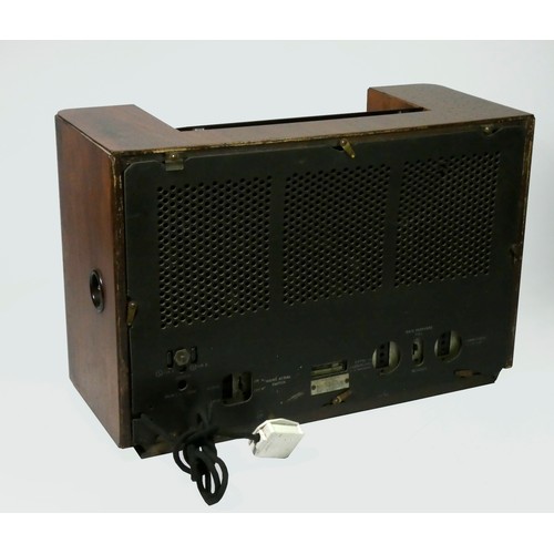 122 - A Philips Type 758A valve radio, c.1937, 54cm x 35cm x 23cm