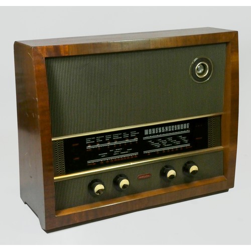 129 - A Murphy Type A242 valve radio, c.1946, 53cm x 43cm x 21cm