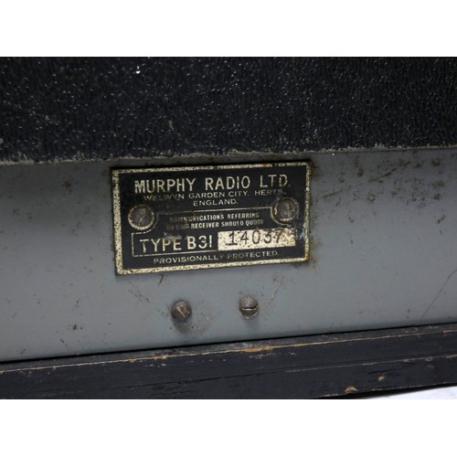 132 - A Murphy B31 valve radio, c.1937, 53cm x 35cm x 22cm