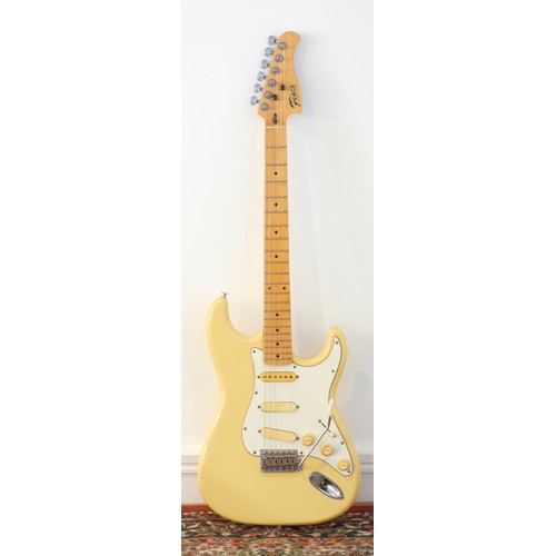 167 - A Fenix Strat copy electric guitar, by Young Chang (potentially a ST-20), serial No. E1055998, custa... 