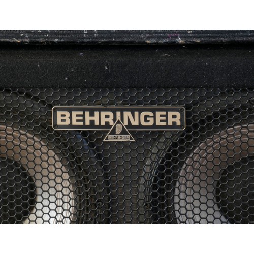 179 - Five speakers, to include a Behringer 4x10