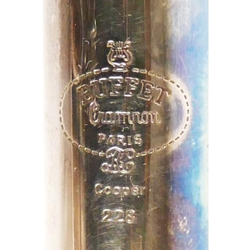 188 - A Buffet Crampon flute, E, serial number 624872, c.1960, in a carry case with fitted interior