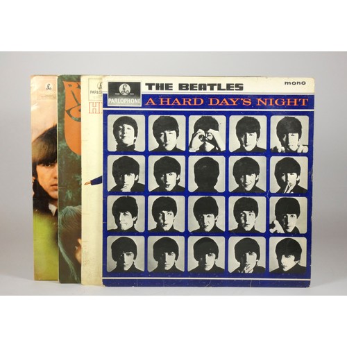 203 - Seven Beatles LPs, to include With The Beatles (pmc 1206), A Hard Day's Night (pmc 1230), Beatles Fo... 