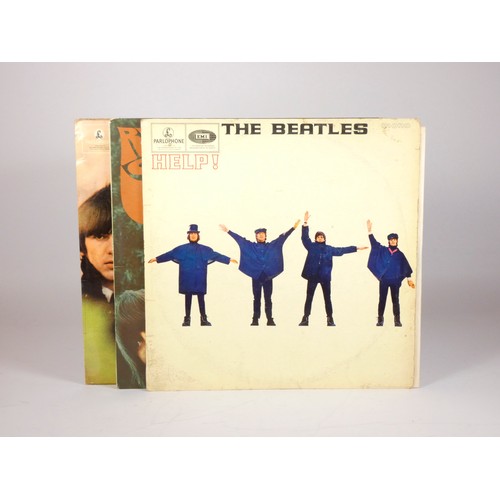 203 - Seven Beatles LPs, to include With The Beatles (pmc 1206), A Hard Day's Night (pmc 1230), Beatles Fo... 