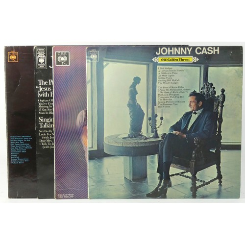 208 - Eight Johnny Cash vinyl LPs, to include Johnny Cash - More Of 