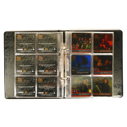 253 - A complete collection of Lord Of The Rings The Fellowship Of The Ring Action Flipz 3D cards and foil... 