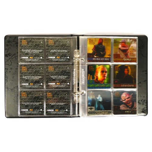 253 - A complete collection of Lord Of The Rings The Fellowship Of The Ring Action Flipz 3D cards and foil... 