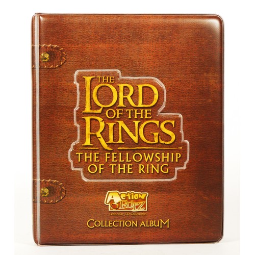 253 - A complete collection of Lord Of The Rings The Fellowship Of The Ring Action Flipz 3D cards and foil... 