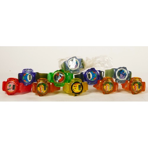 258 - Ten Pokemon World wristwatches, by Burger king, to include Jigglypuff, Zubat, Pikachu and others

To... 