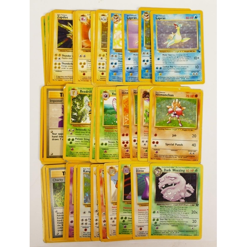 266 - 50 Pocket Monster cards, to include Yogilas, Gliger, Mu, Kirinriki,Par, Sunflower, Polygon, Squirtle... 