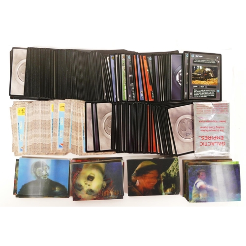 276 - Approximately 360 Star Wars trading cards (including duplicates), c.1999, by Decipher, to include Bi... 