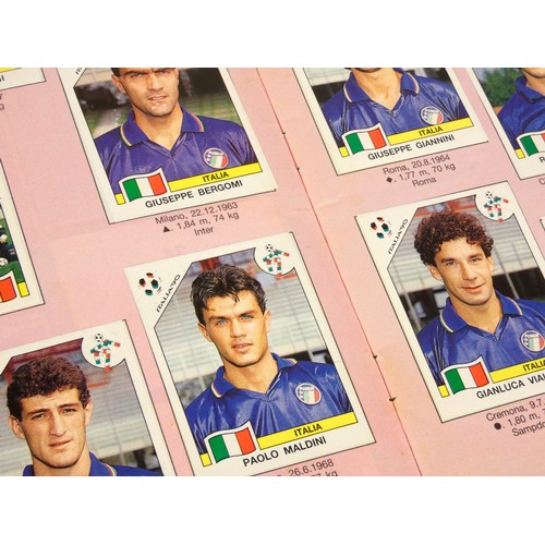 284 - A Panini Italia 90 World Cup sticker album, complete