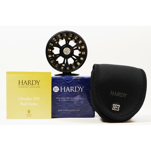 299 - A Hardy Ultralite 5000DD fly reel, pouch, box