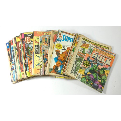 332 - A collection of Marvel comics, to include The Titans (issues #1, #2, #3, #4, #5, #6, #7, #8, #9, #10... 