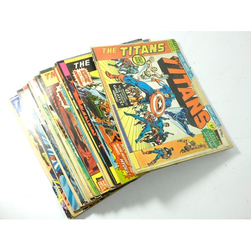 332 - A collection of Marvel comics, to include The Titans (issues #1, #2, #3, #4, #5, #6, #7, #8, #9, #10... 