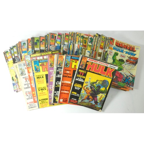 335 - A collection of Marvel Hulk comics, to include The Mighty World Of Marvel Starring The Incredible Hu... 