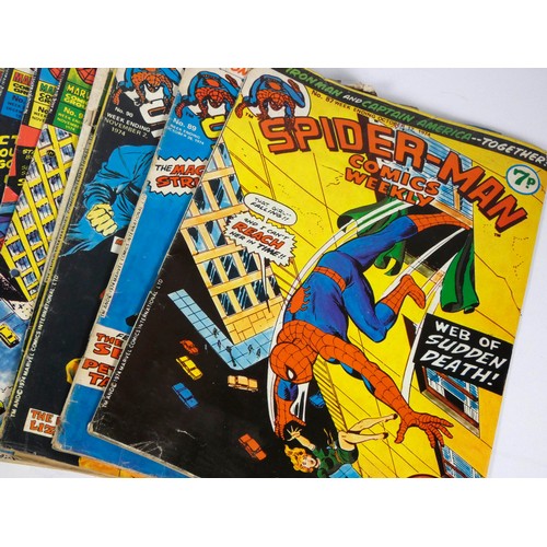 336 - A collection of Marvel Spider-Man comics, to include Super Spider-Man TV Comic (issues #450, #451, #... 