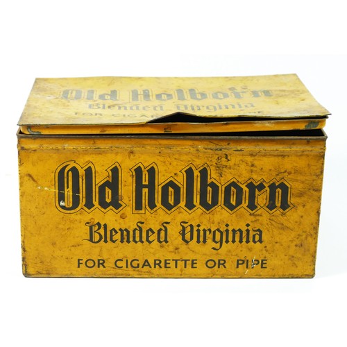 344 - Old Holborn, Blended Virginia, tobacco tin, 4.5 x 22 x 11cm.