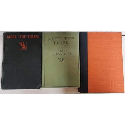 360 - The Saint, Charteris, Leslie, Meet the Tiger, pub. for The Crime Club Inc, NY, 1929 1st ed., Meet th... 